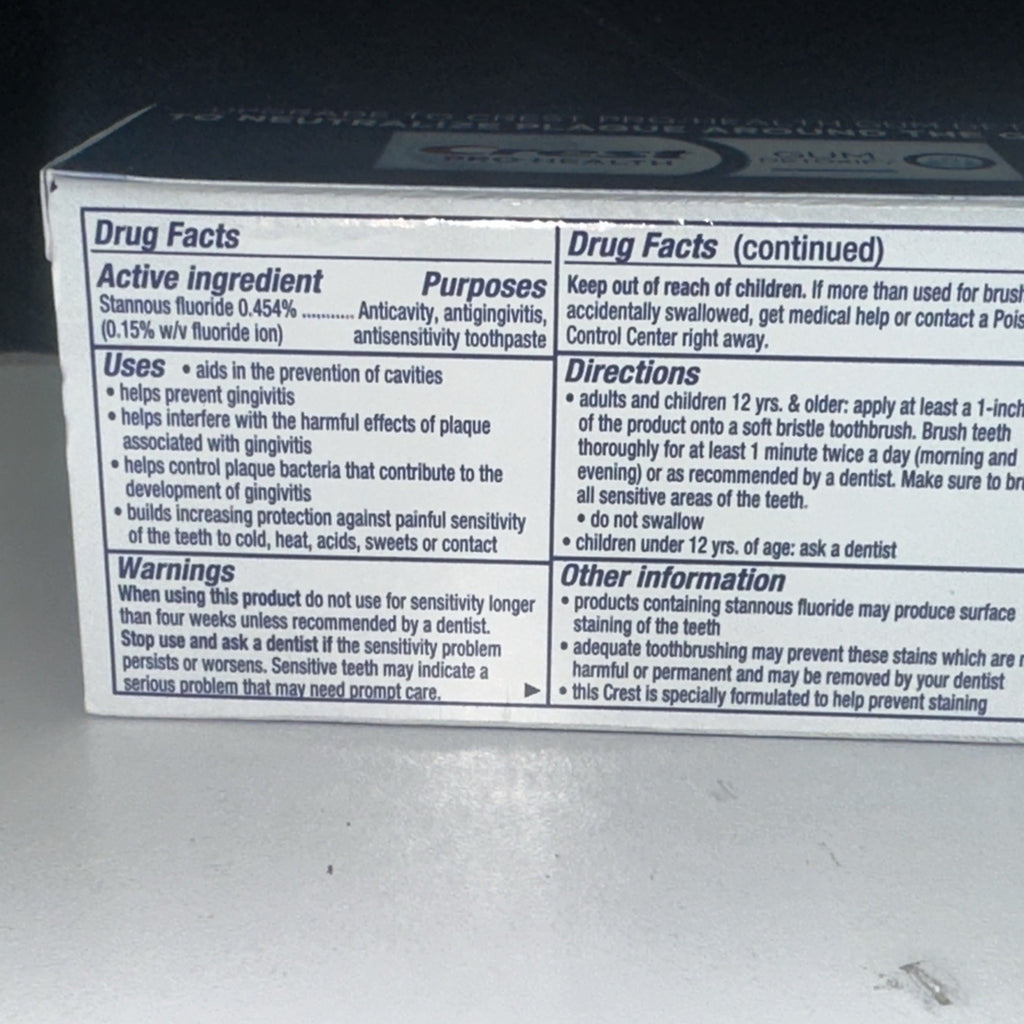 Crest Advanced Max Cavity & Erosion Protection Toothpaste 5.1 oz 6 Pack