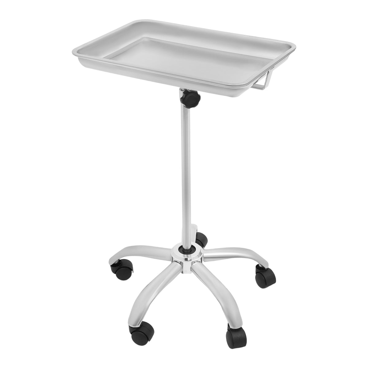 Large Metal Salon Trolley Cart with Adjustable Height & Wheels