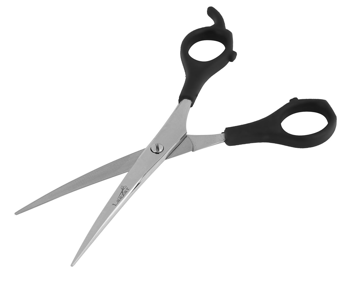 Pet Grooming Scissors 6.5 Inch Curved Shears for Precise Hair Trimming