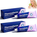Denture Adhesive Cream 2-Pack - Long-Lasting Secure Fit for Loose Dentures