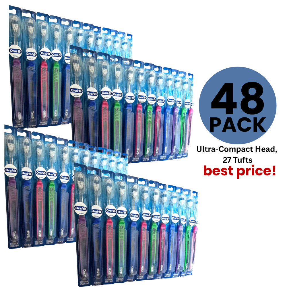 Oral-B Indicator 30 Soft Toothbrush Ultra-Compact Head - Fading Bristles