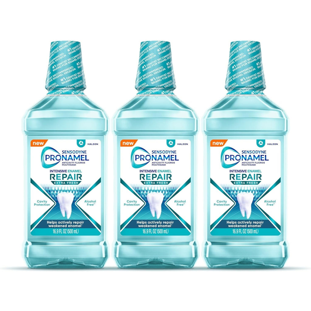 Sensodyne Pronamel Intensive Enamel Repair Mouthwash - Extra Fresh 3 Pack