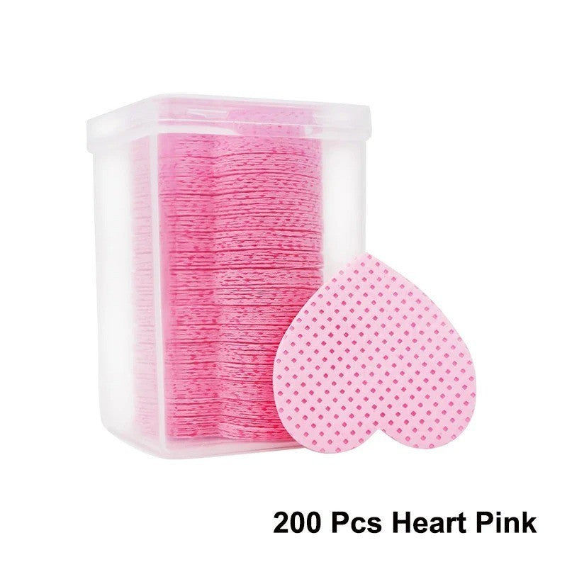 Lint-Free Nail Wipes 200 Sheets for Gel Polish Removal & Manicure Prep