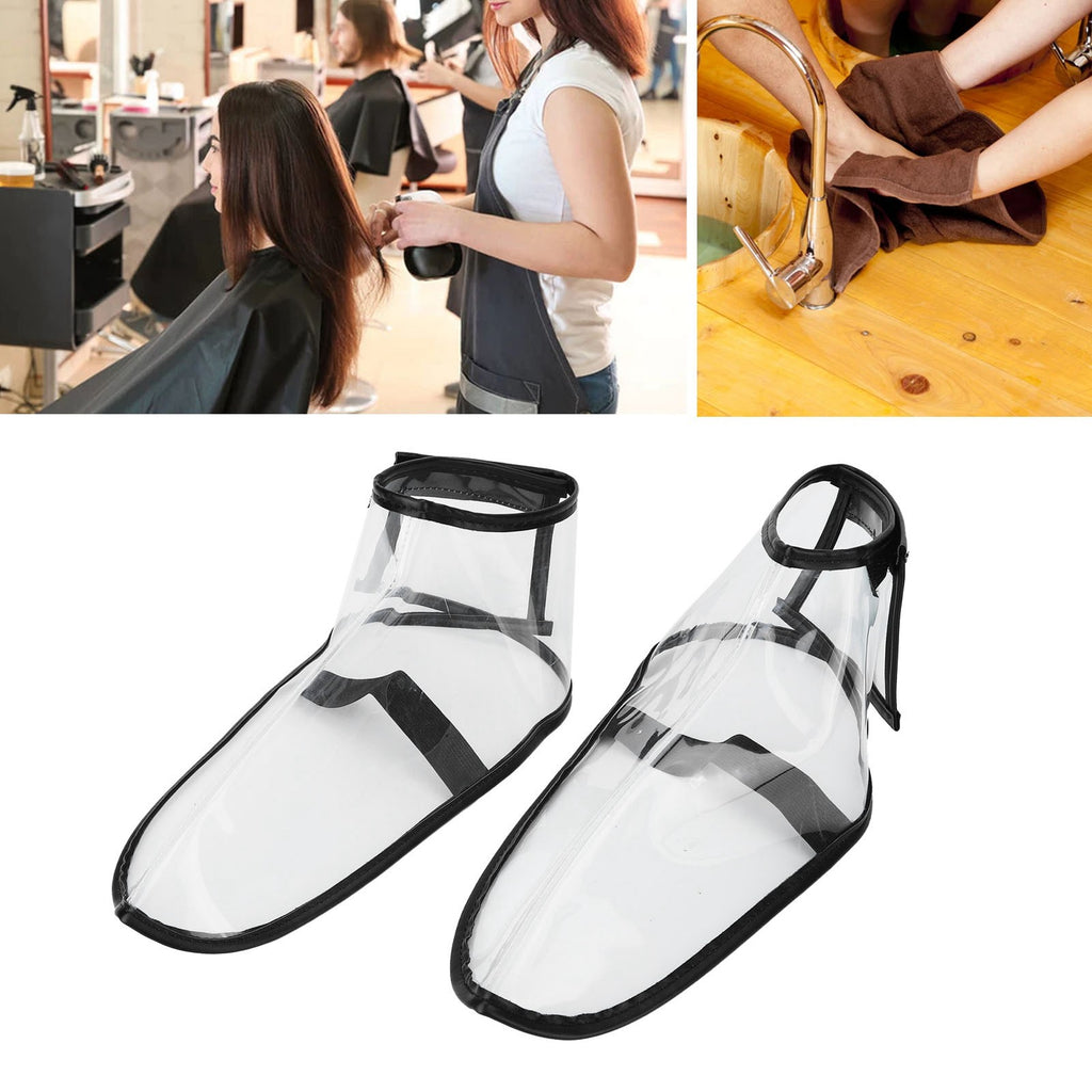 Waterproof Shoe Cover for Hairdressers & Spa Professionals - Adjustable & Foldable