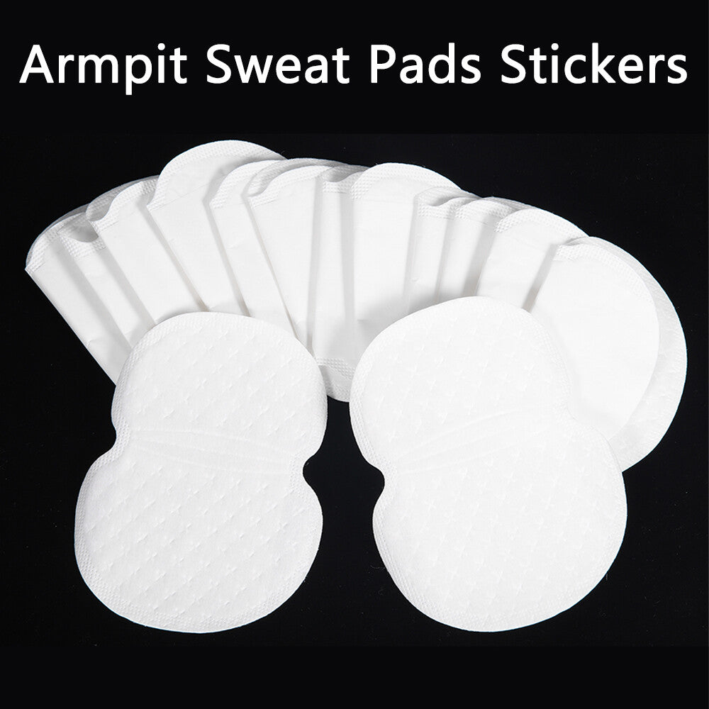 Disposable Underarm Sweat Pads Stickers - Absorbing, Stain-Free, 100 Pack