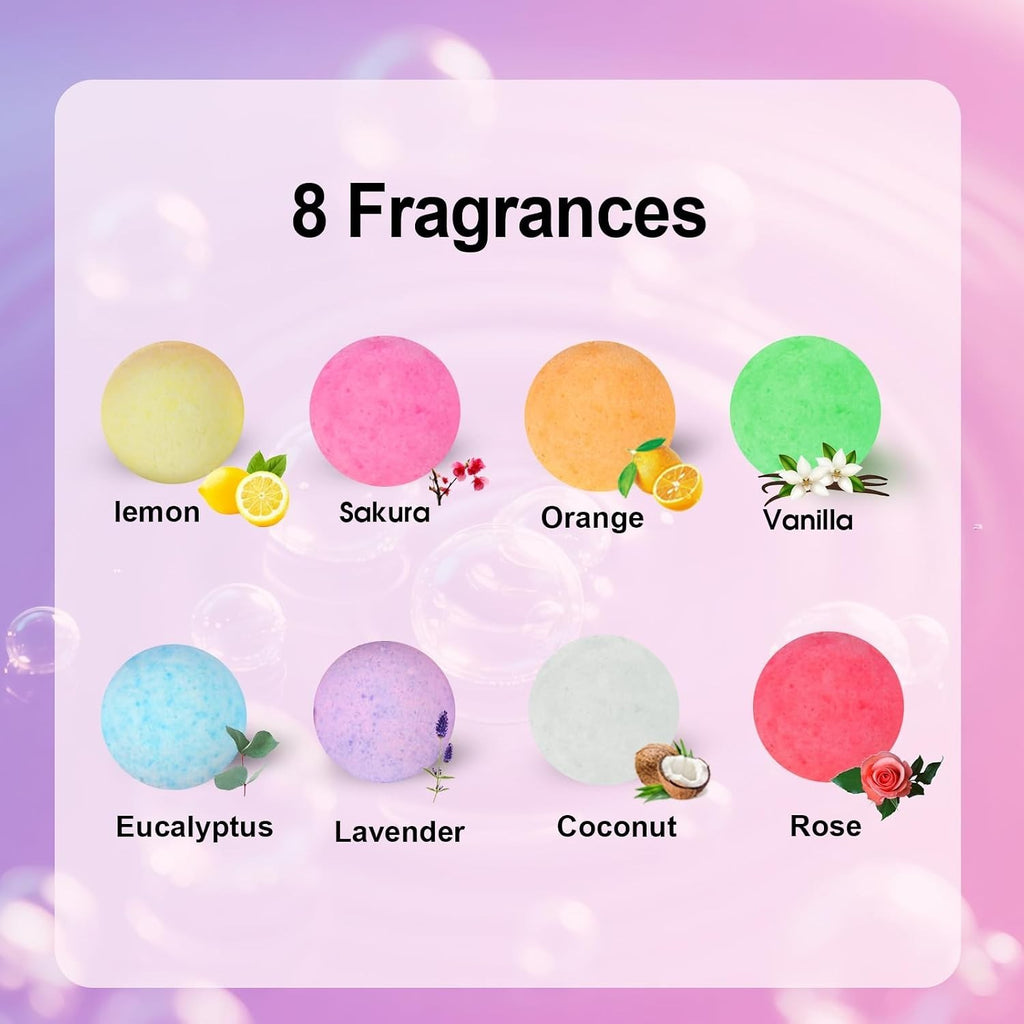 Kids Bath Bombs with Surprise Dolls - 24 Pack Safe Bubble Bath Set
