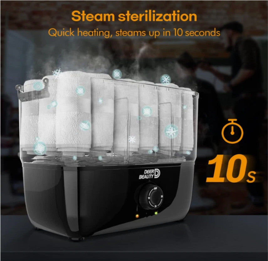 Portable Heated Towel Warmer for Spa Facial Treatments and Salons