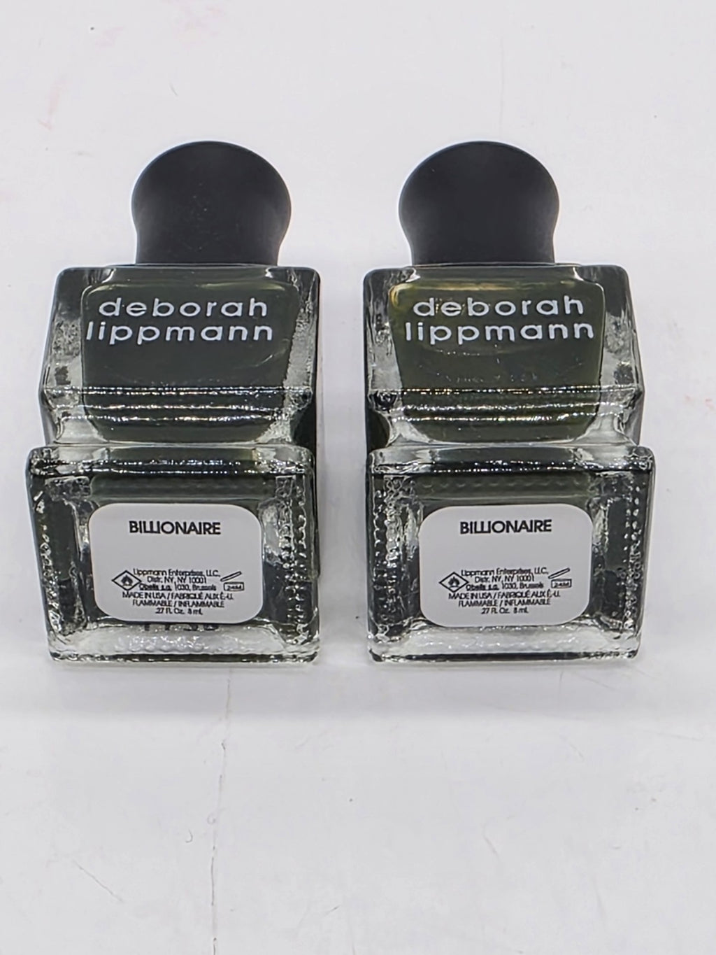 Deborah Lippmann Nail Polish Set of 2 - Green Billionaire 0.27 Fl Oz Bottles
