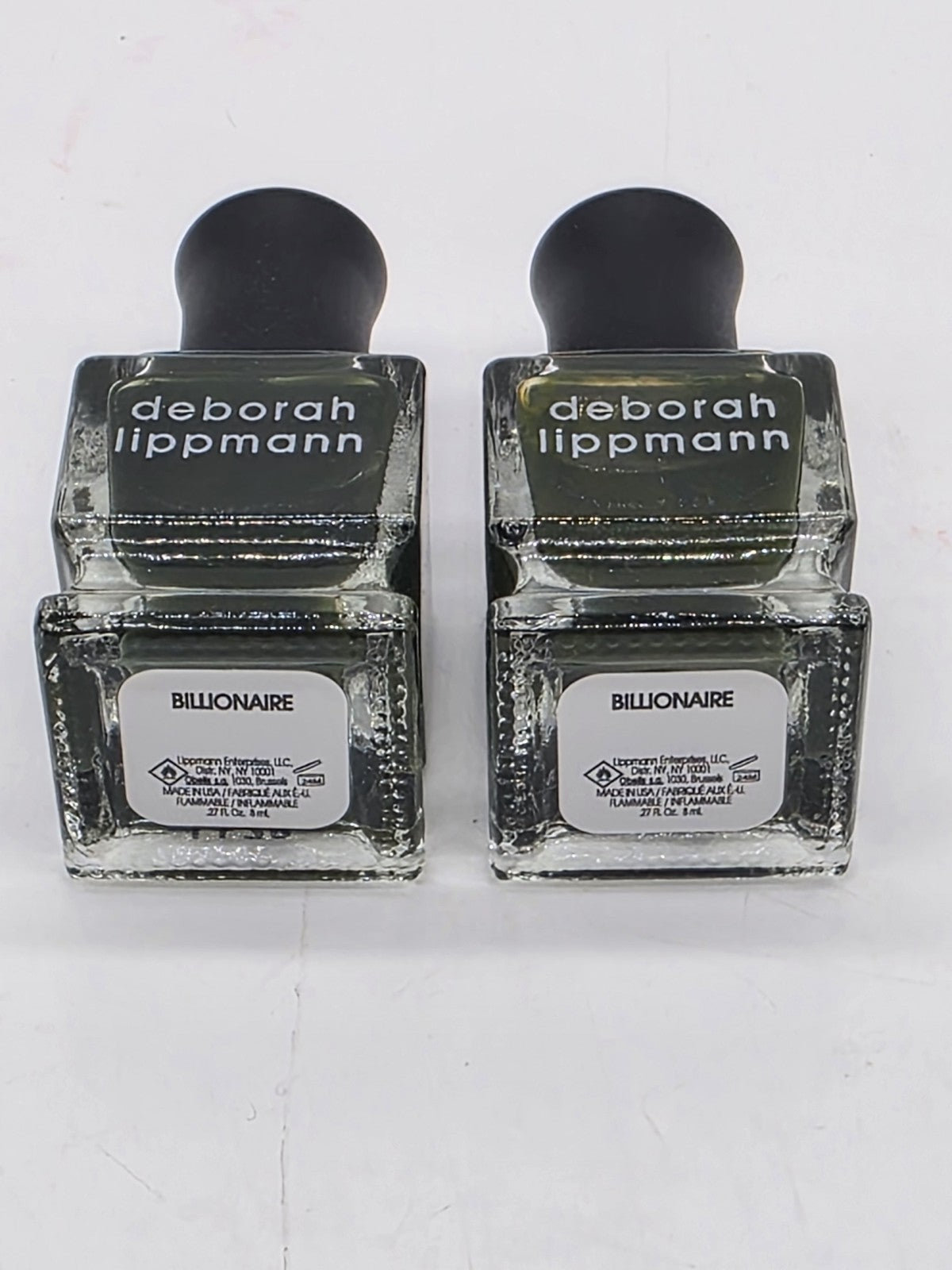 Deborah Lippmann Nail Polish Set of 2 - Green Billionaire 0.27 Fl Oz Bottles