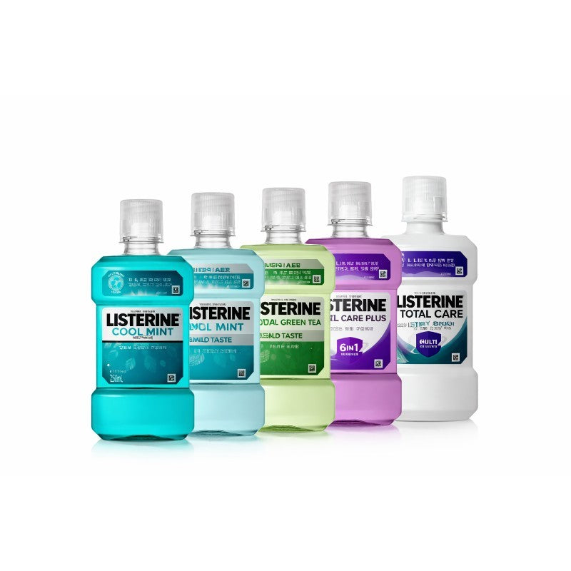 Mouthwash Cool Mint 12-Pack - Alcohol-Free Oral Hygiene 500ml