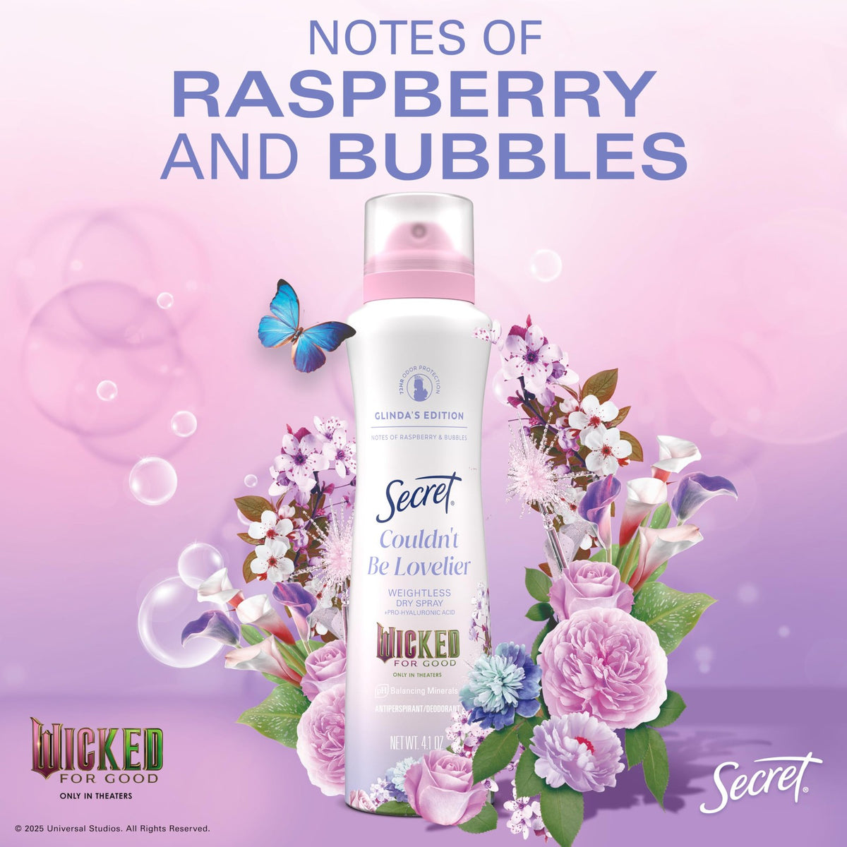 Women’s Dry Spray Deodorant - 24/7 Odor & Sweat Protection, Hypoallergenic