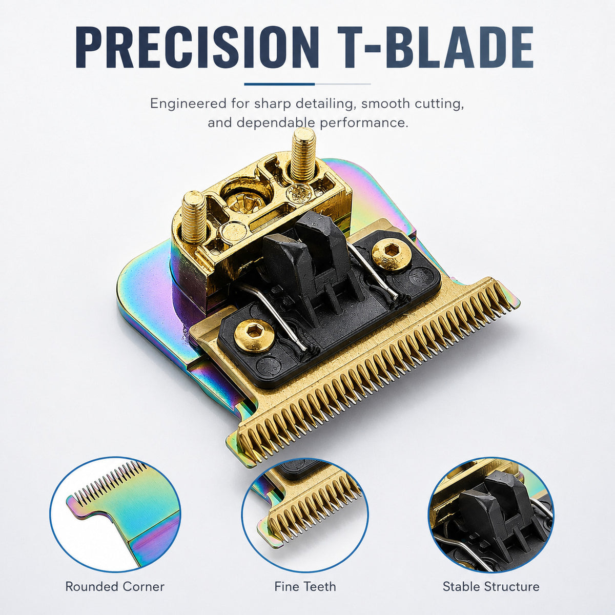 Colorful Replacement Blades for BaBylissPRO FX787 FX726 Trimmers - Stainless Steel