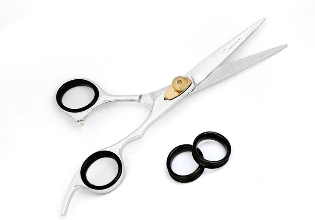 Professional Hair Cutting Scissors Stainless Steel Ergonomic Handle