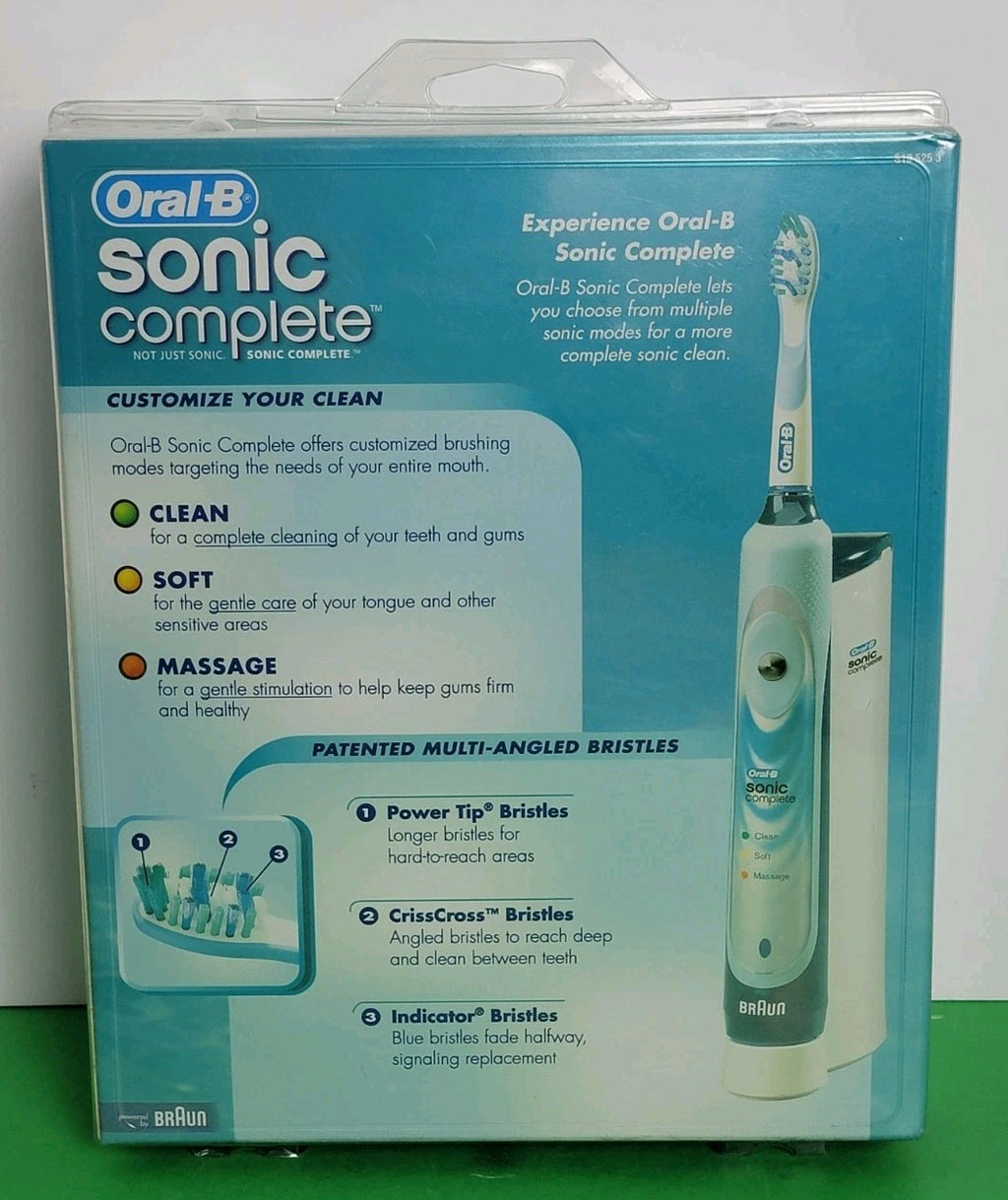 Electric Toothbrush with 3 Modes Sonic Technology & Travel Case