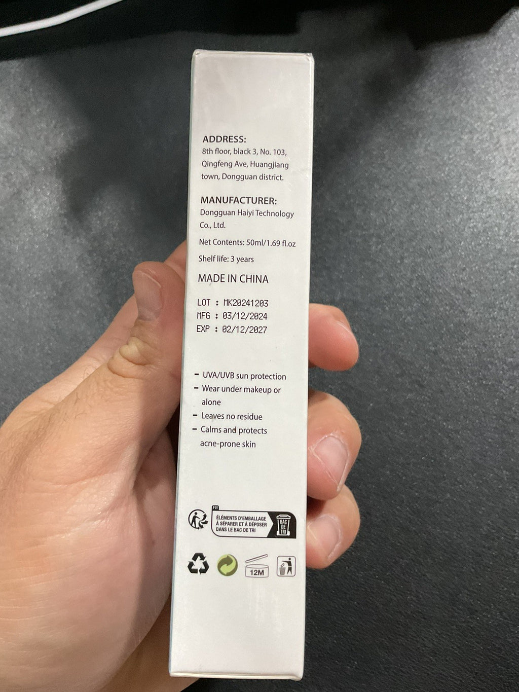 Water Sun Serum SPF 50 for Face Hydrating Skin Care 50ml - Made in Korea