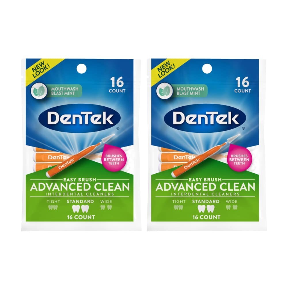 Interdental Cleaners with Mint Floss Coating, Soft Tapered Brushes - 16 Count