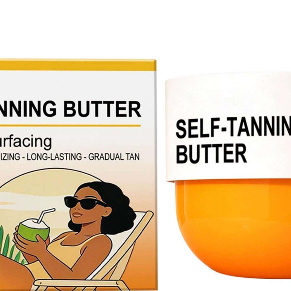 Self Tanning Lotion Natural Glow Non-Greasy Sun Tan Cream for Body