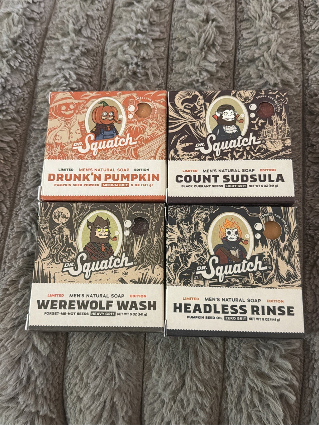 Limited Edition Halloween Body Soap Bundle - 4 Bars
