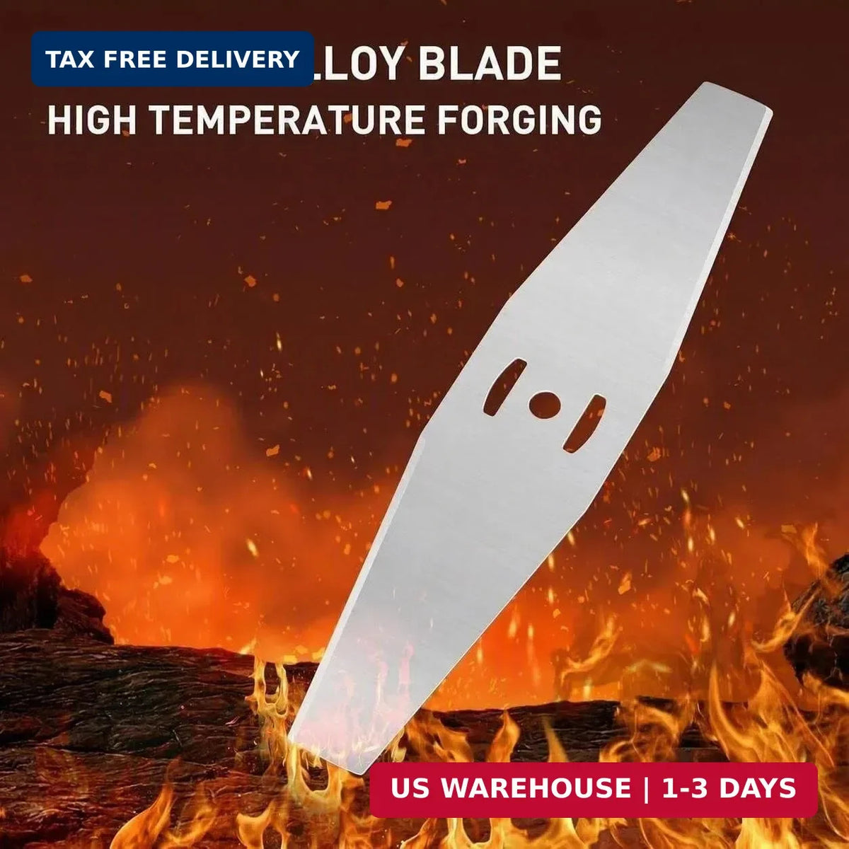 8 Pack Universal Metal Weed Eater Trimmer Blades for Lawn & Garden