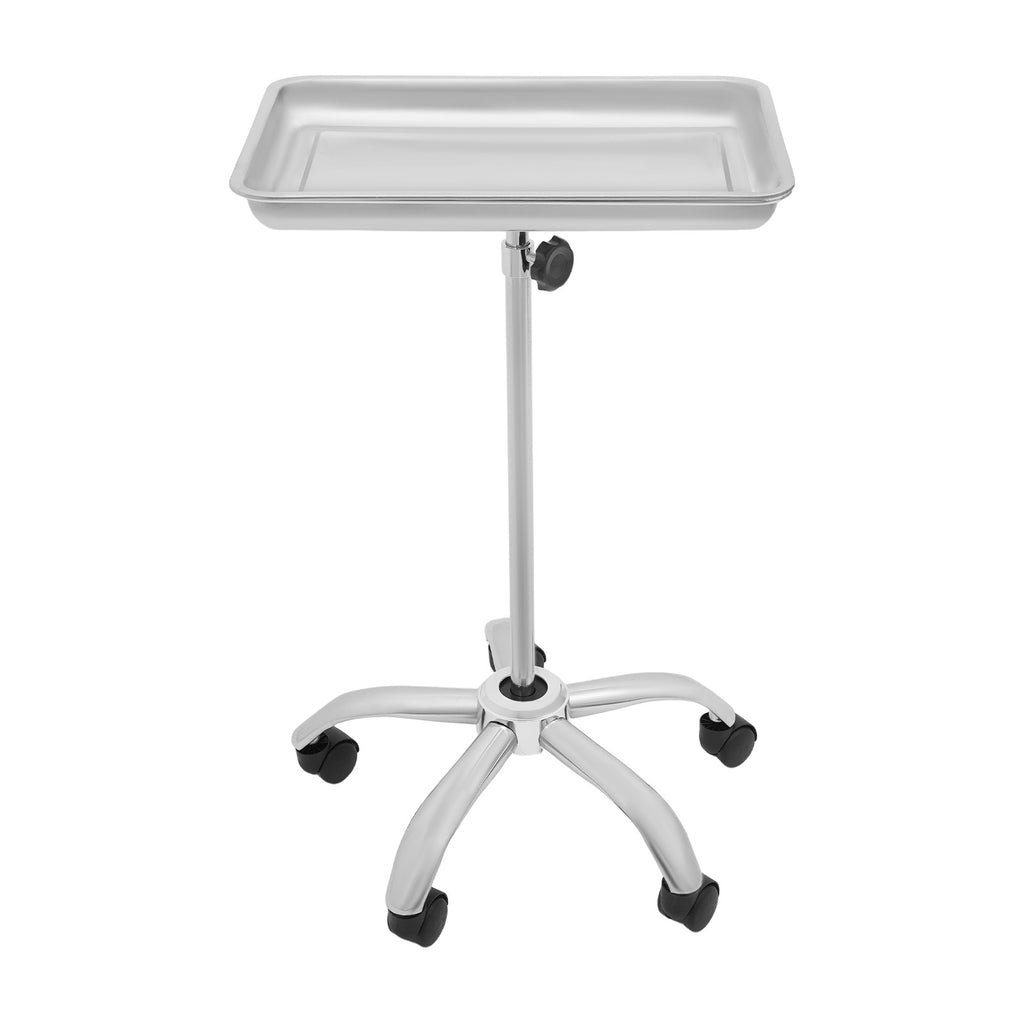 Large Metal Salon Trolley Cart with Adjustable Height & Wheels