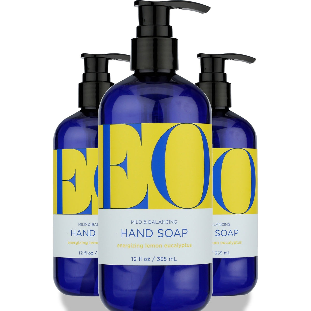 Energizing Lemon Eucalyptus Hand Soap - 12 Oz, 3 Pack