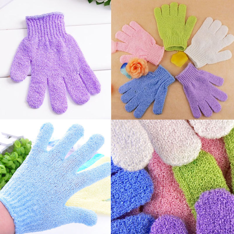 Exfoliating Bath Gloves 6-24 Pack for Shower & Spa Skin Care - Gentle & Durable
