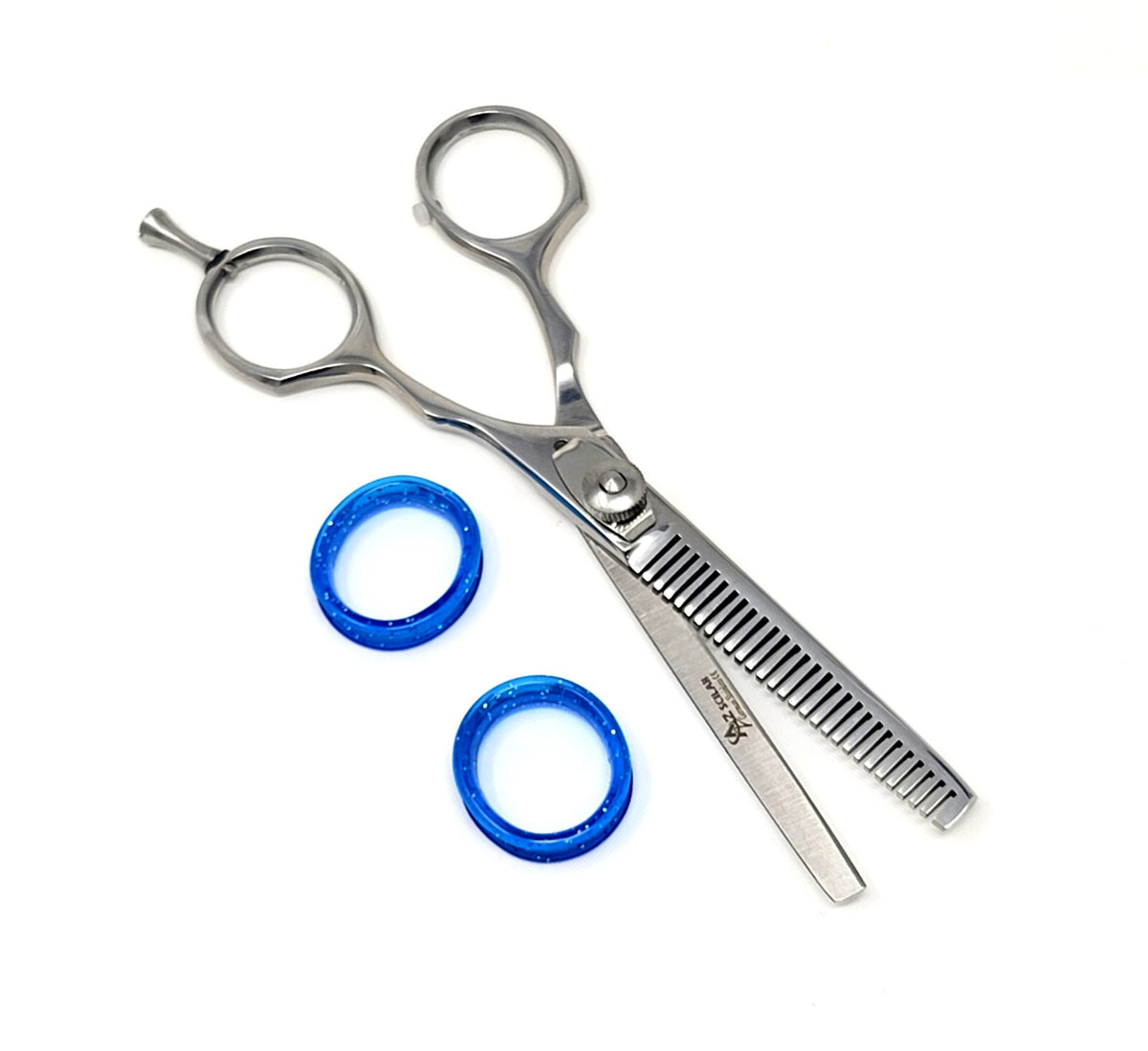6-Inch Hair Thinning Scissors Barber Shears, Adjustable Tension, Stainless Steel