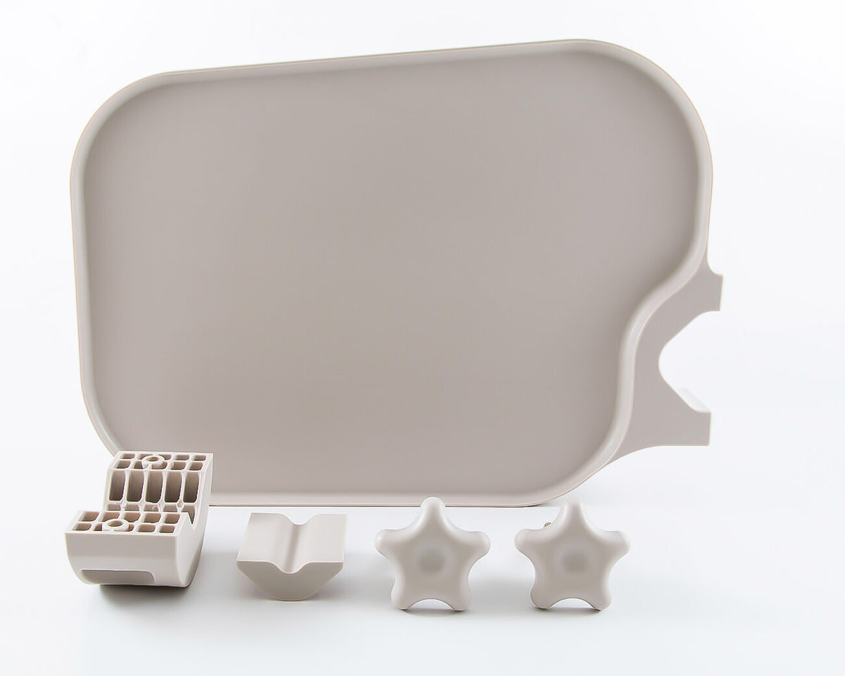 Utility Pole Mount Dental Medical Access Shelf Tray - Assorted Colors