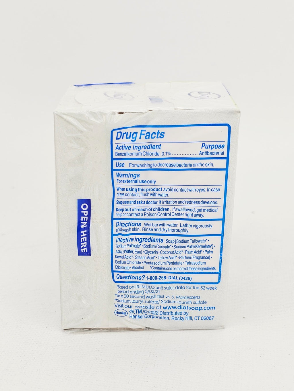 Gentle Aloe Antibacterial Bar Soap - Hypoallergenic 2 Pack, Lot of 4