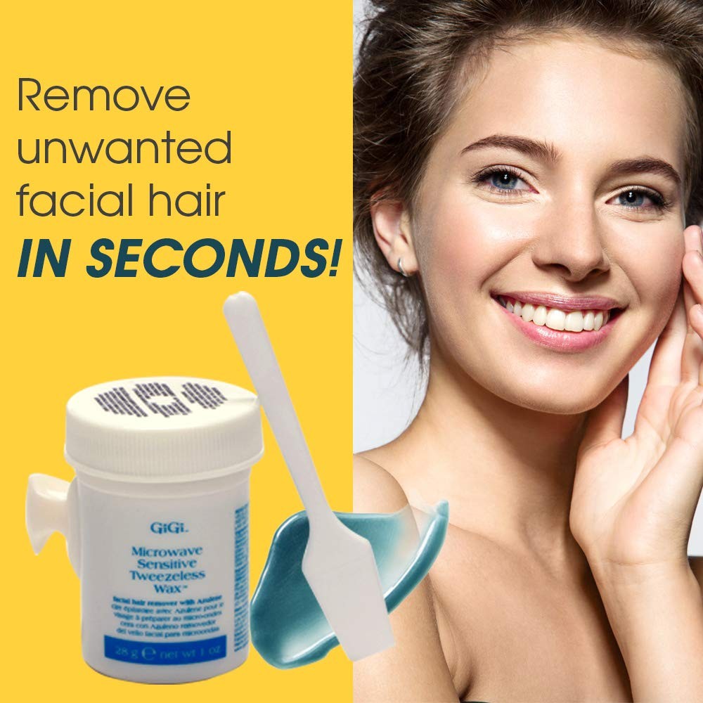 Microwave Hard Wax Kit for Sensitive Skin - 2-Pack, Azulene & Tweezeless