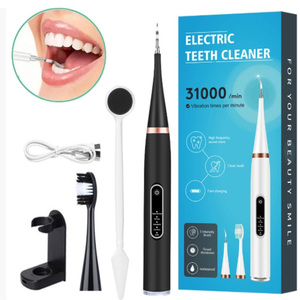Electric Sonic Dental Scaler Tartar & Plaque Remover for Teeth Cleaning