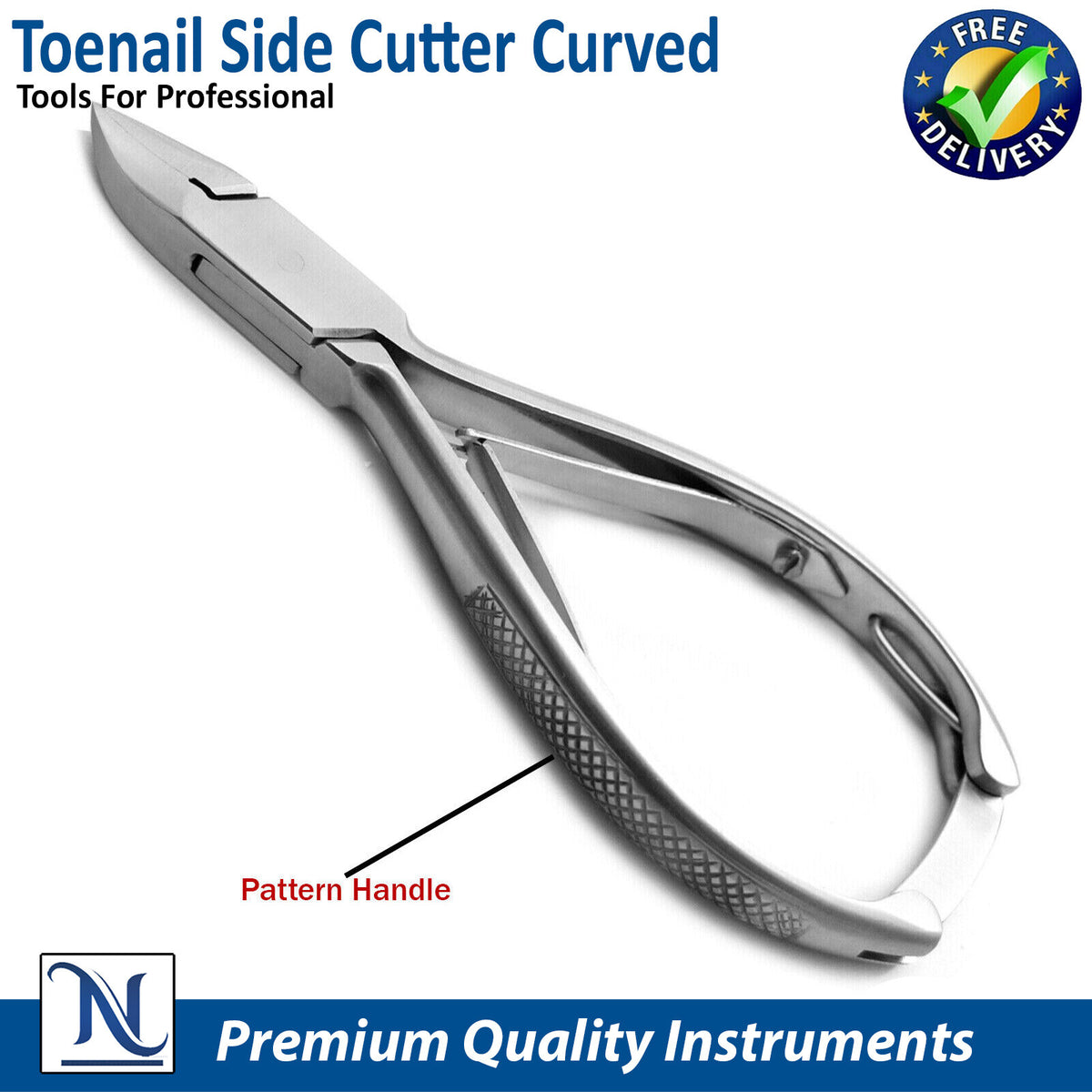 Heavy Duty Nail Clippers for Thick & Ingrown Toenails - Podiatry Pedicure Tools