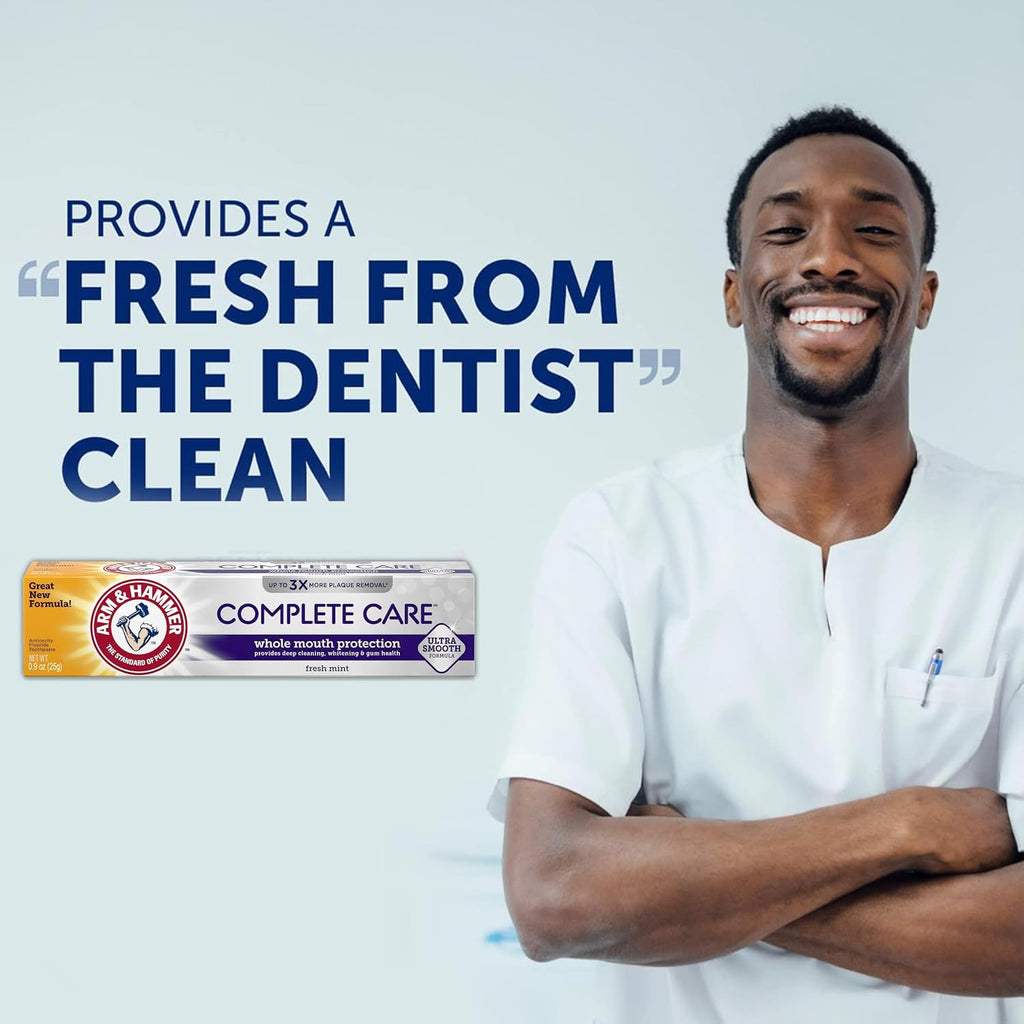 Complete Care Toothpaste Pack of 6 - Fluoride Enamel & Tartar Control