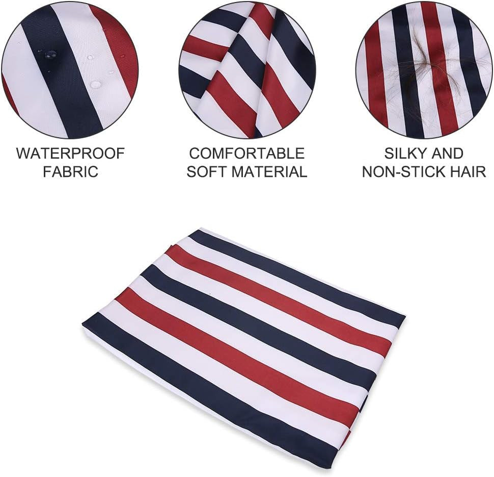 Professional Waterproof Hair Cutting Cape with Snap Closure - 50x60 Inches