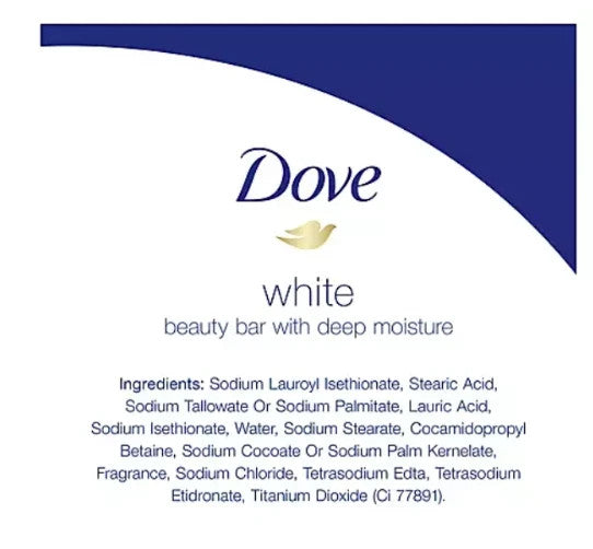 Dove Original Bar Soap 16 Pack - 4.75 oz Each for Daily Personal Care