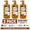 3 Pack Cocoa Butter Shea Moisturizing Body Wash with Vitamin E - 90 fl oz