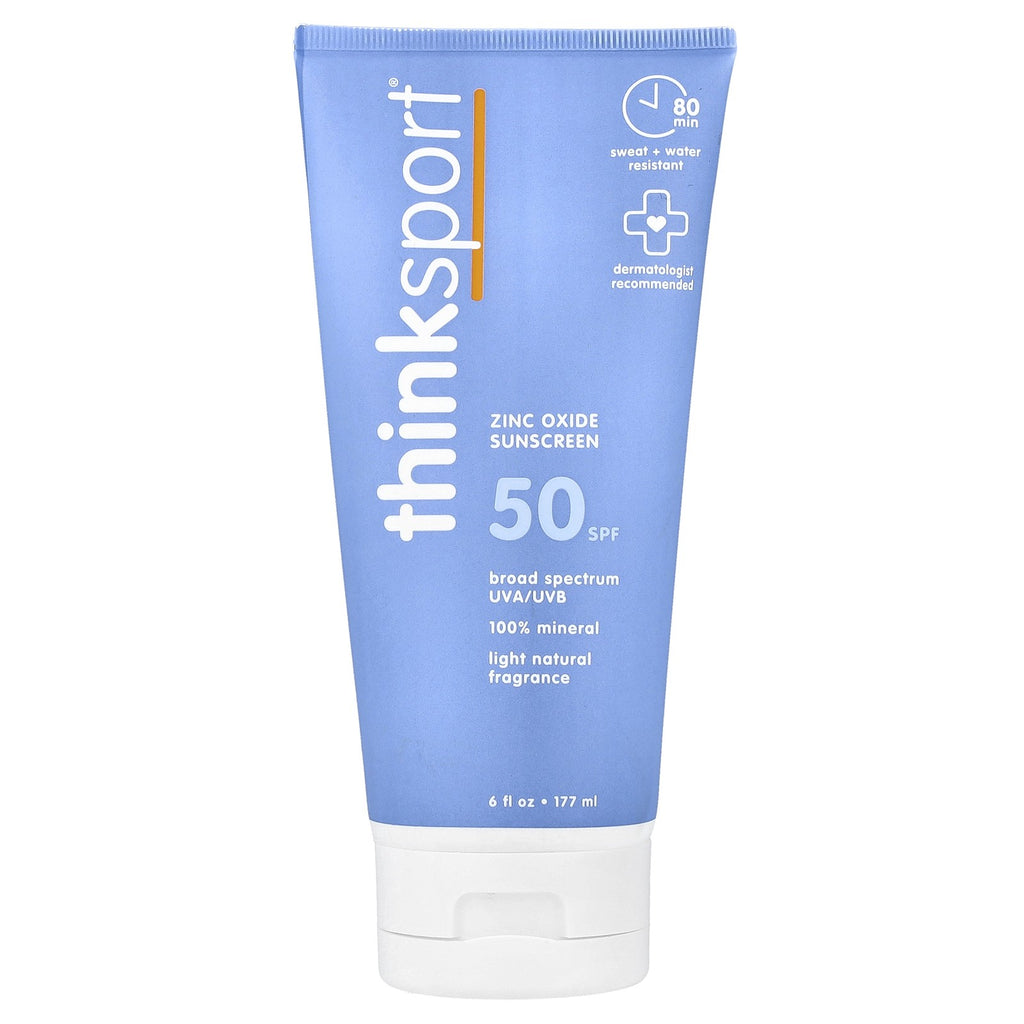 Mineral Sunscreen SPF 50 - Water & Sweat Resistant, Reef Friendly, 6 fl oz