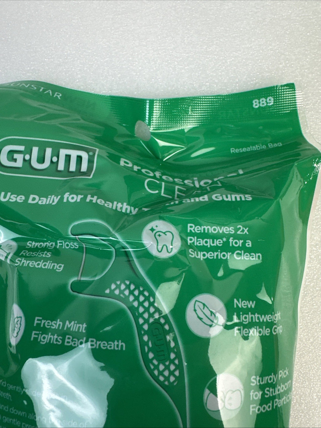 300 Mint Dental Floss Picks - Professional Oral Care, 2 Packs of 150