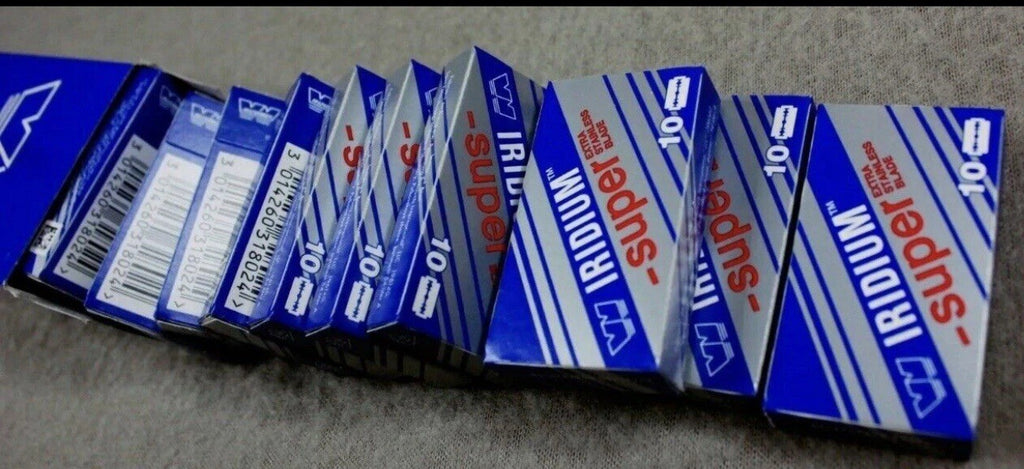 250 Wizamet Super Iridium Double Edge Razor Blades - High Quality US Stock