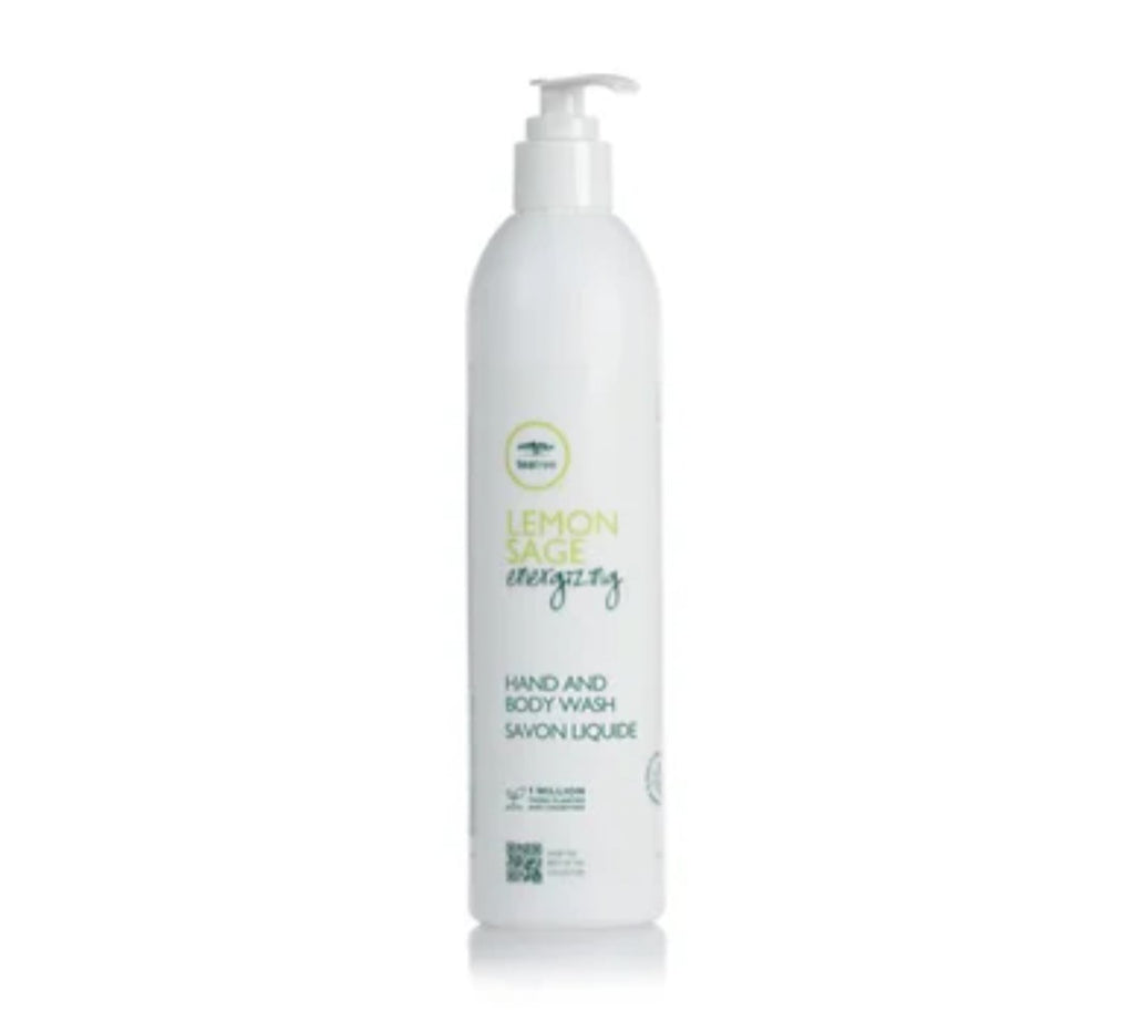 Lemon Sage Energizing Body Wash 12 oz - Refreshing Daily Cleanser
