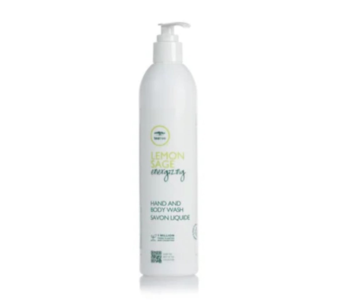 Lemon Sage Energizing Body Wash 12 oz - Refreshing Daily Cleanser