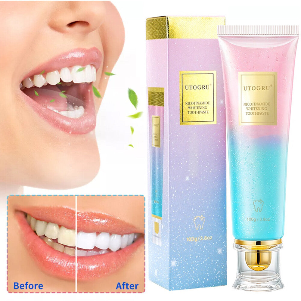 Nicotinamide Whitening Toothpaste 100g - Fresh Breath & Surface Stain Removal