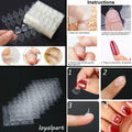 Double-Sided Nail Glue Tape Stickers Waterproof Nail Art Adhesive Tabs