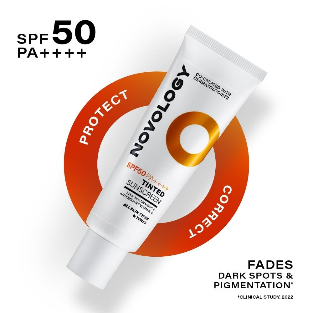 SPF 50 PA++++ Tinted Sunscreen for Dark Spots & Pigmentation - 50g