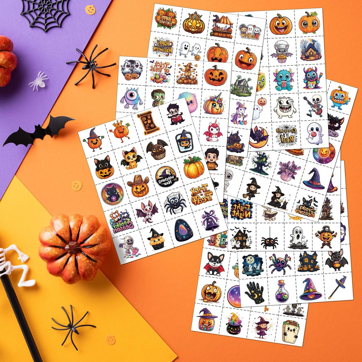 Halloween Temporary Tattoos for Kids – 160 Designs by JCFIRE