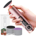 Rechargeable Electric Foot Callus Remover with 40 Sandpaper Discs - Pedicure Tool for Cracked Heels