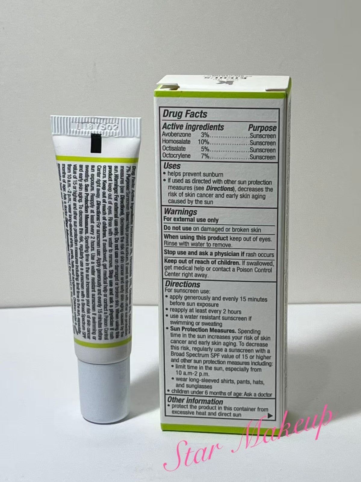 Kiehl's Auto-Tone Skin Discoloration Treatment SPF30 Travel Size 0.5 oz
