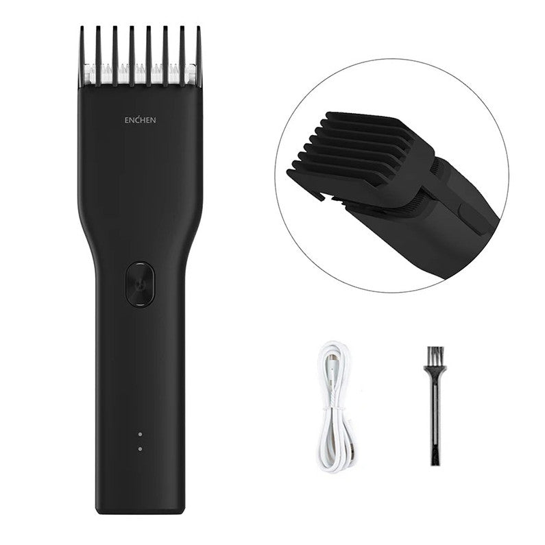 Cordless Hair Clipper with Ceramic Blade, Adjustable 0.7-21mm, Rechargeable Trimmer