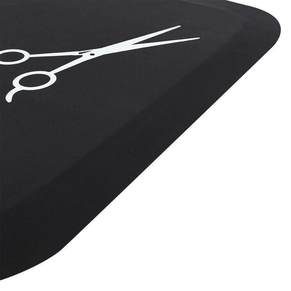 Anti-Fatigue Salon Floor Mat 3x5 Feet with Scissors Pattern for Barbershops