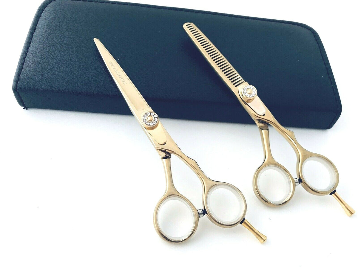 5.5-Inch Professional Hair Cutting Scissors Barber Shears Thinning Hairdressing